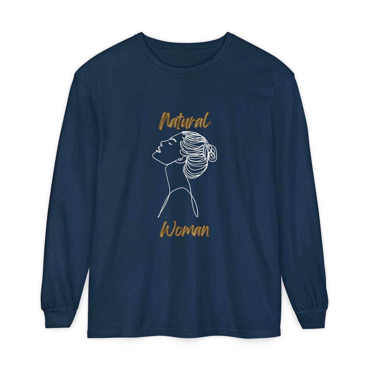 Natural Woman Wet Bun (WL) Long Sleeve T-Shirt