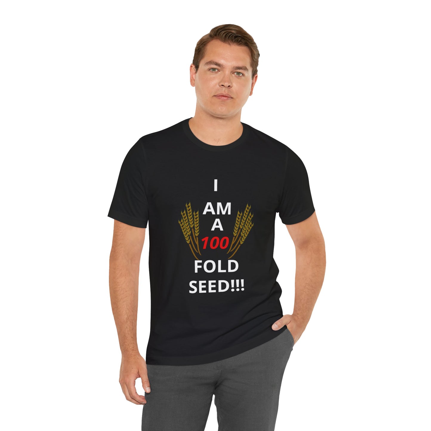 100 Fold Seed (WL)Unisex Jersey Short Sleeve T-Shirt