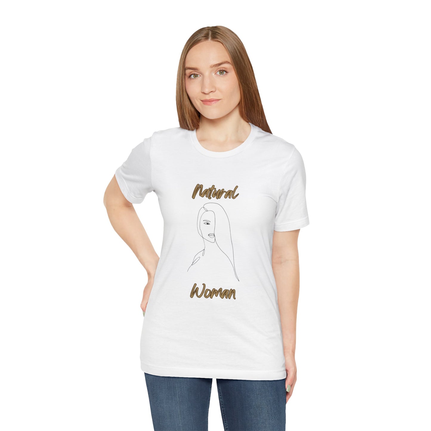 Natural Woman Covered Eye (BL) Short Sleeve T-Shirt
