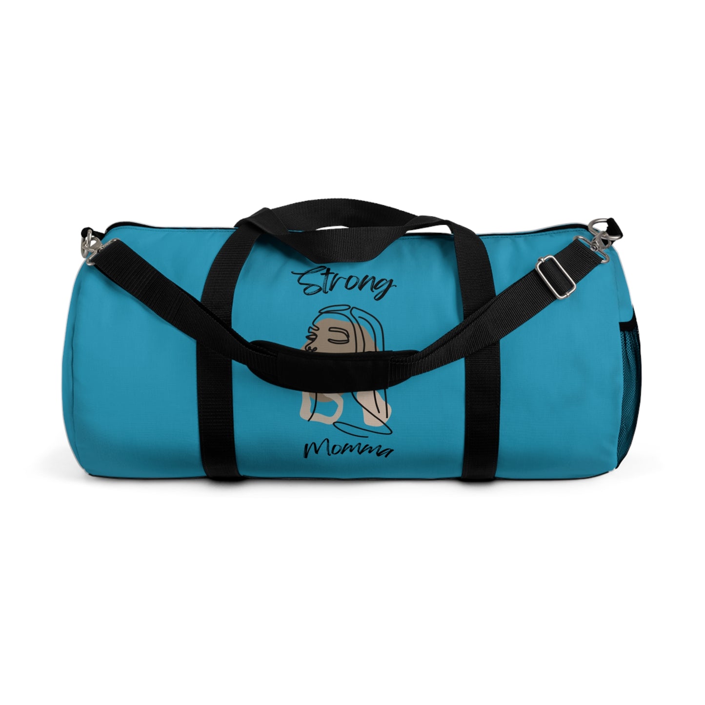 Strong Momma (BL) Duffel Bag TURQUOISE