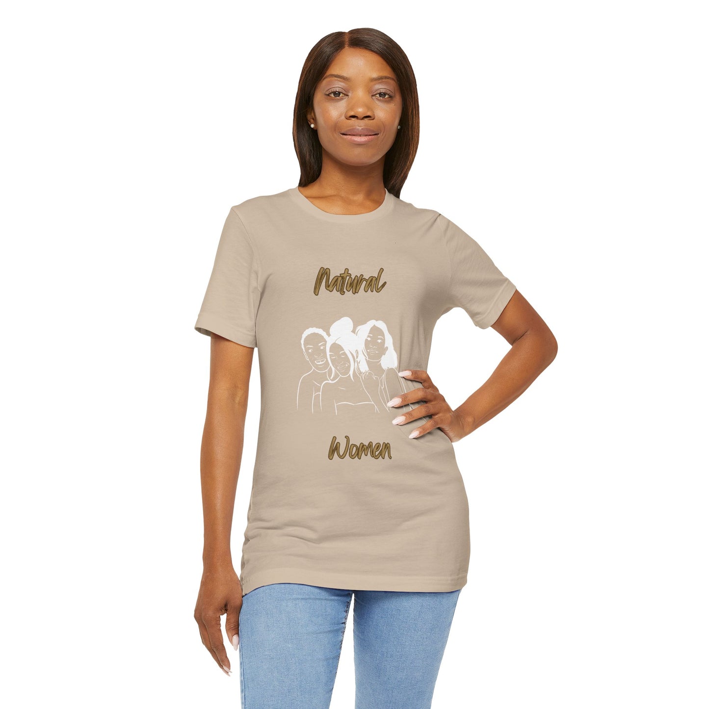 Natural Woman Laughing Friends (WL) Short Sleeve T-Shirt