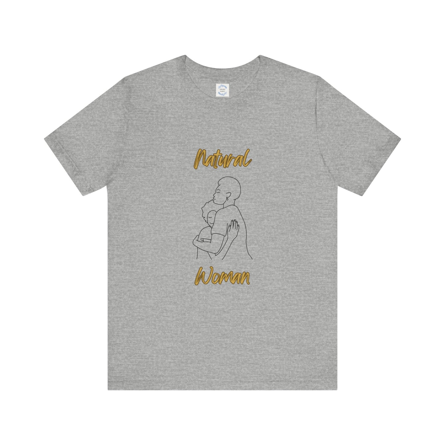 Natural Woman Safe With Momma (BL) Short Sleeve T-Shirt