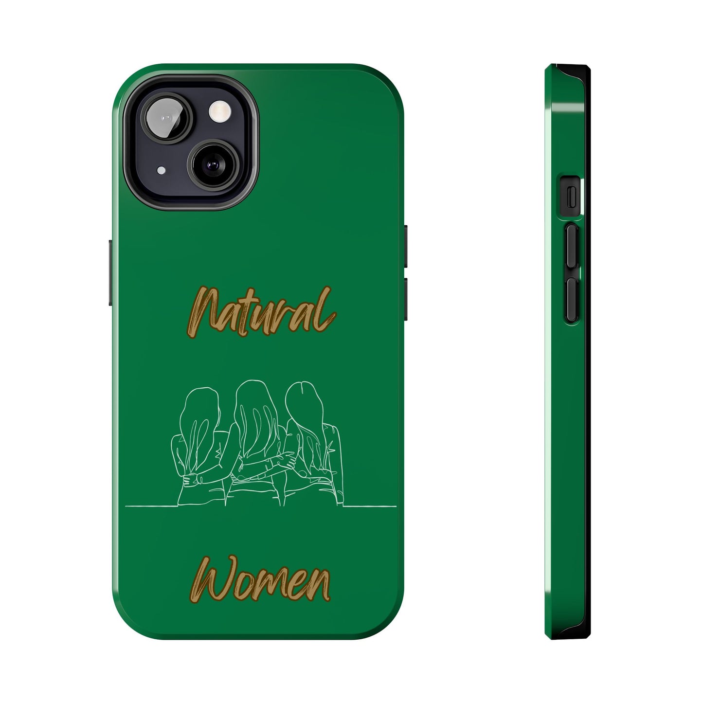 Natural Woman Loving Friends (WL) Tough Phone Cases DARK GREEN