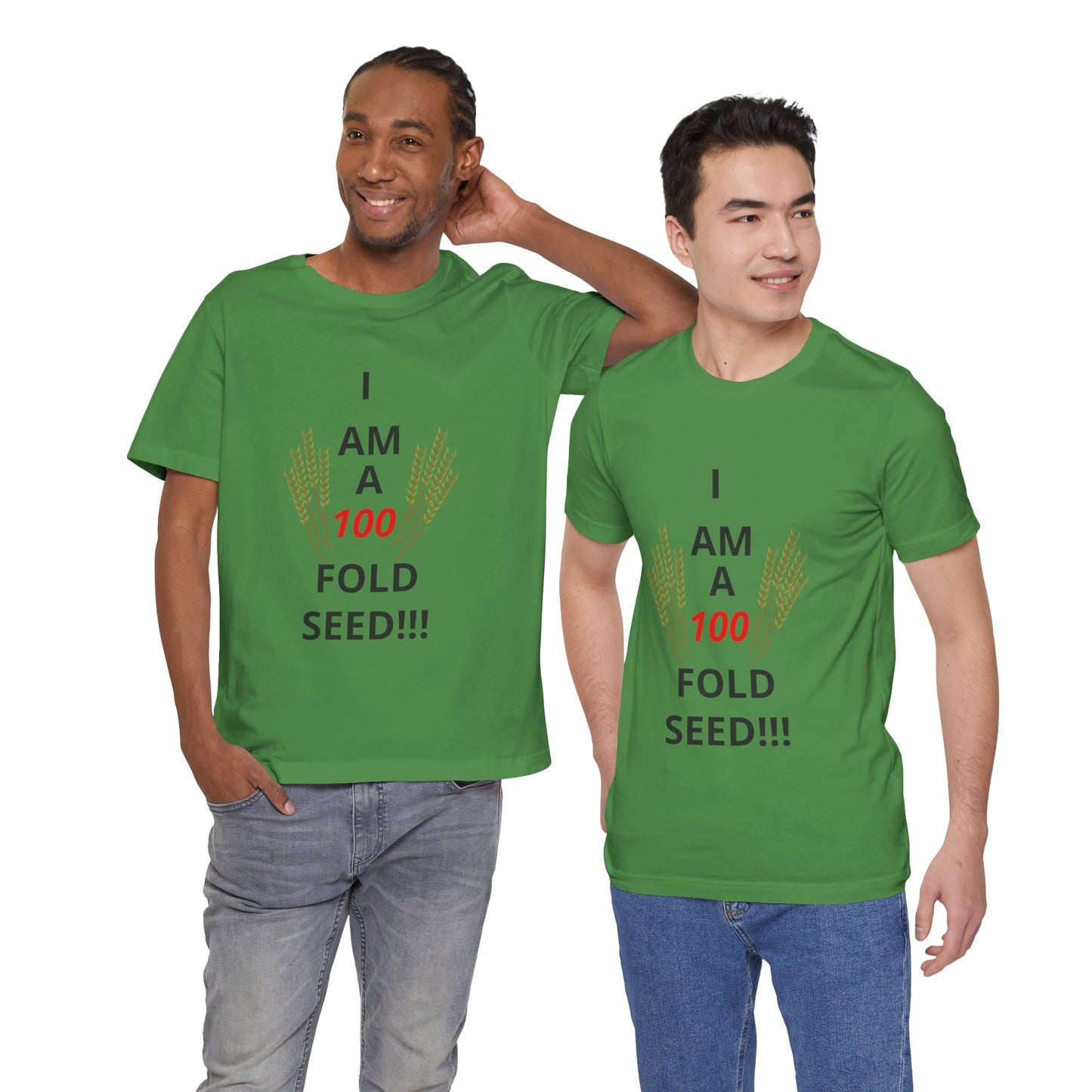 100 Fold Seed (BL)Unisex Jersey Short Sleeve T-Shirt