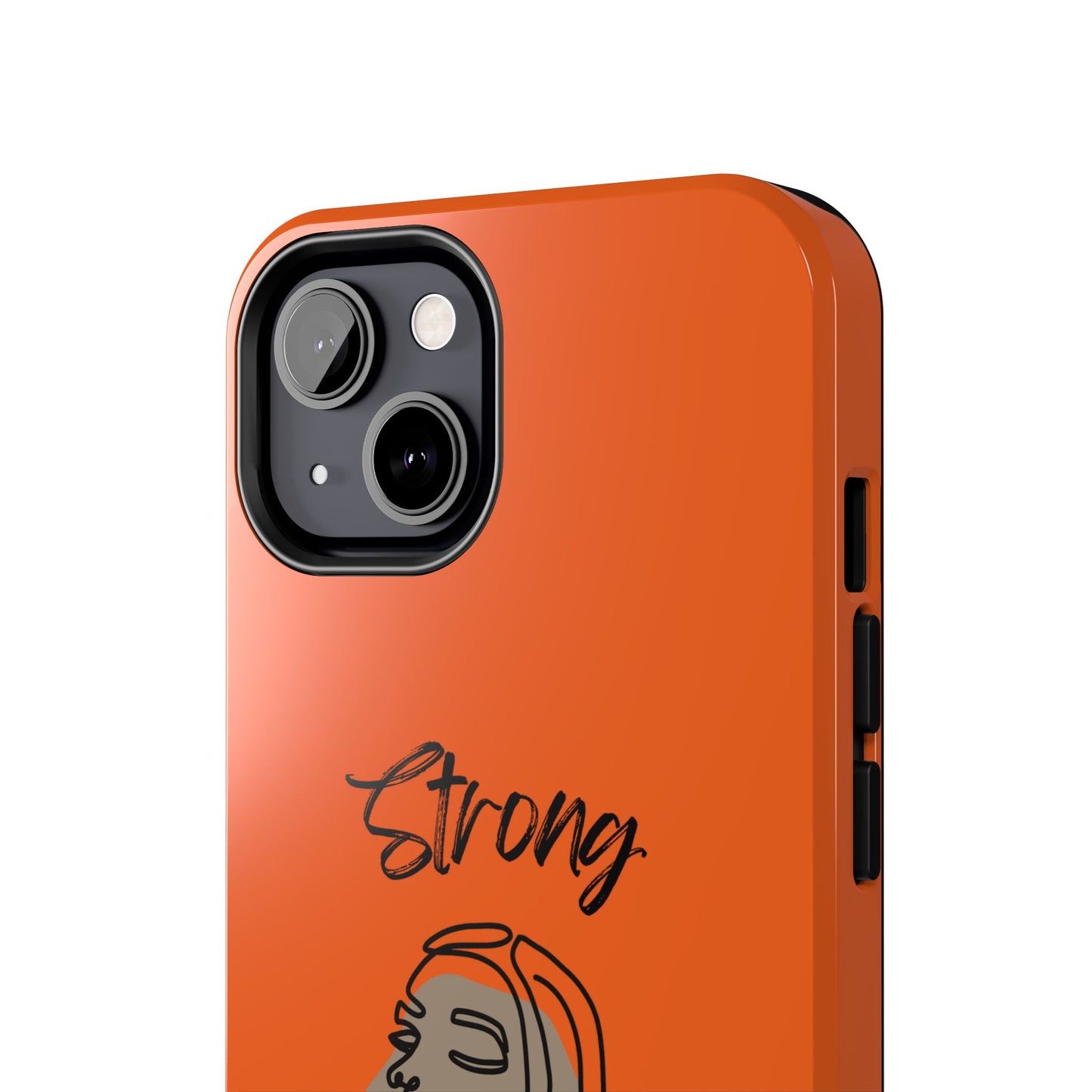 STRONG MOMMA Samsung Galaxy Tough Phone Cases (BL) Orange