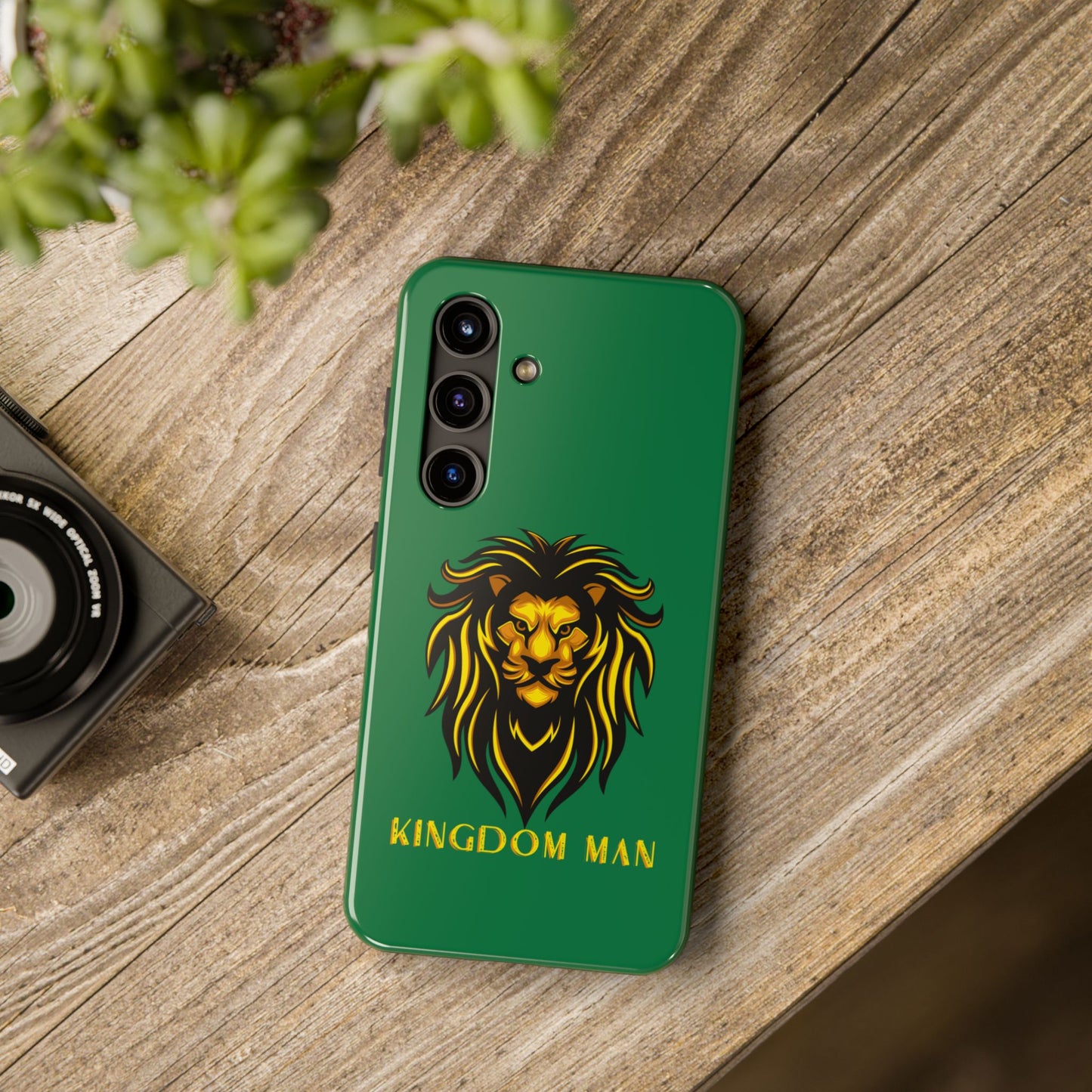Kingdom Man (Gold Label) Tough Phone Case DARK GREEN