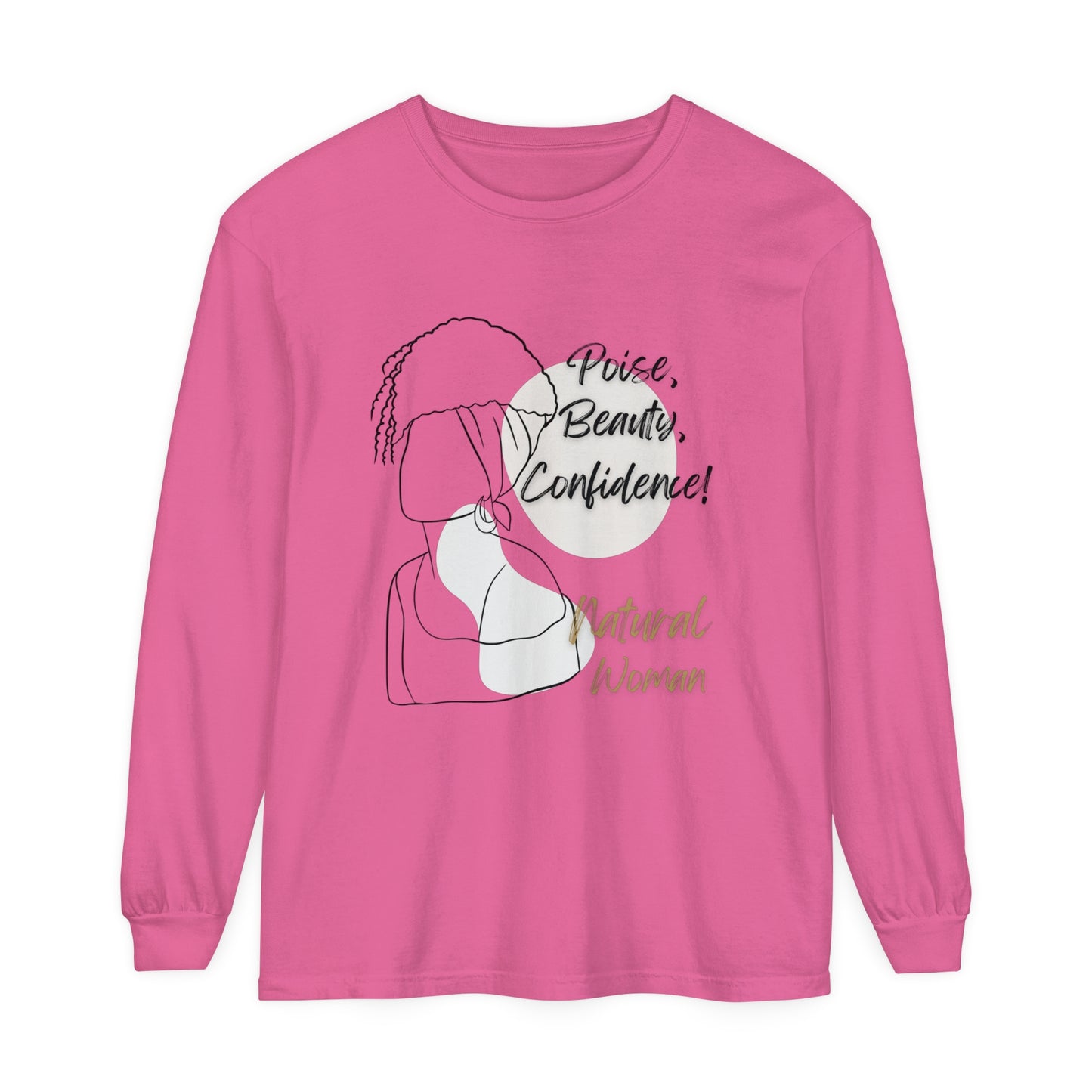 Natural Woman Puff (BL) Long Sleeve T-Shirt