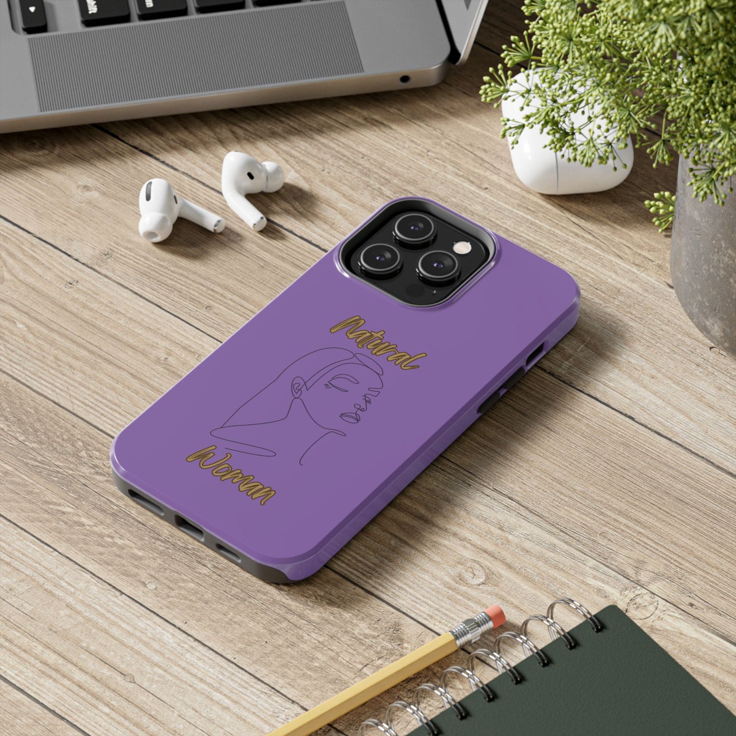 Natural Woman Calm (BL) Tough Phone Cases LIGHT PURPLE
