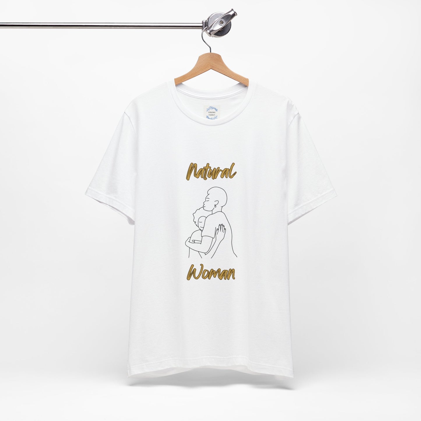 Natural Woman Safe With Momma (BL) Short Sleeve T-Shirt