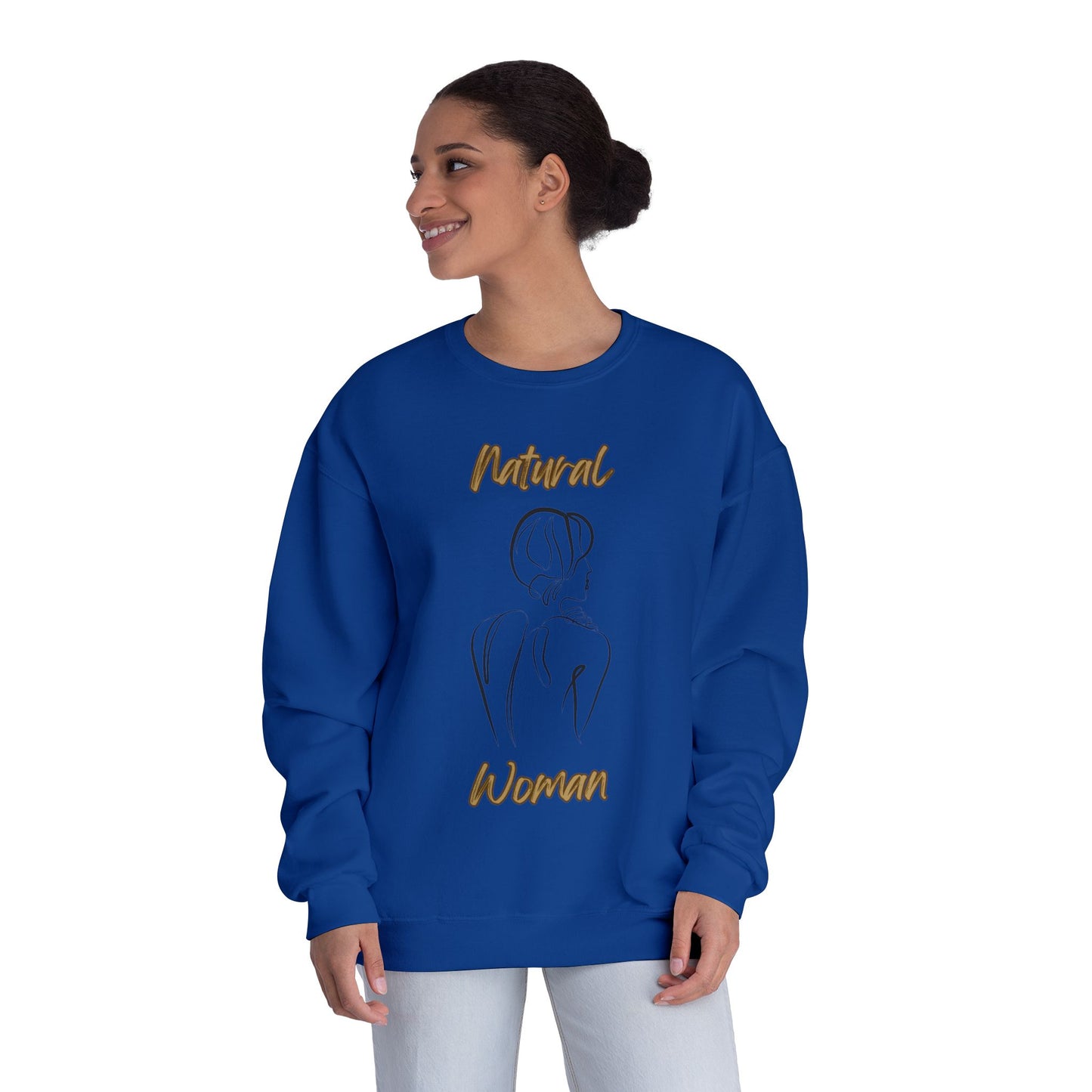 Natural Woman Back (BL) Crewneck Sweatshirt