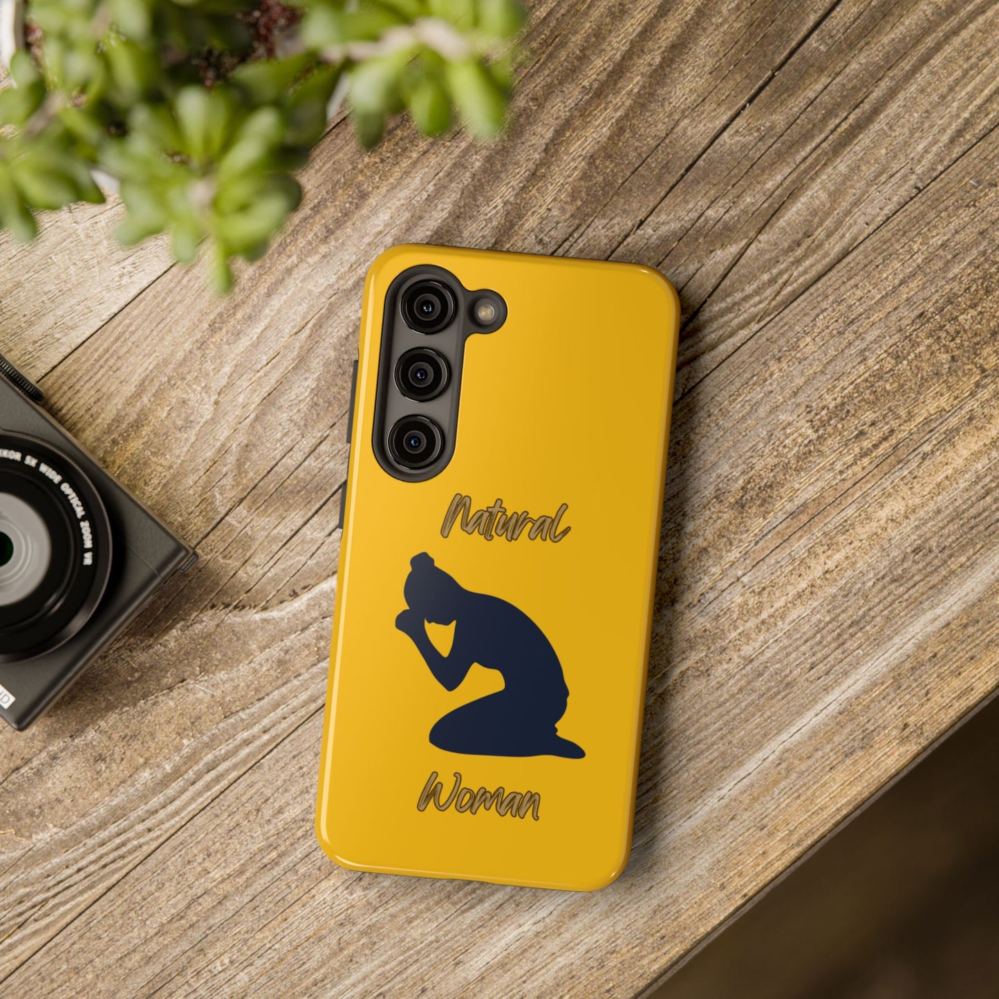 Natural Woman Pray (BL) Tough Phone Cases YELLOW