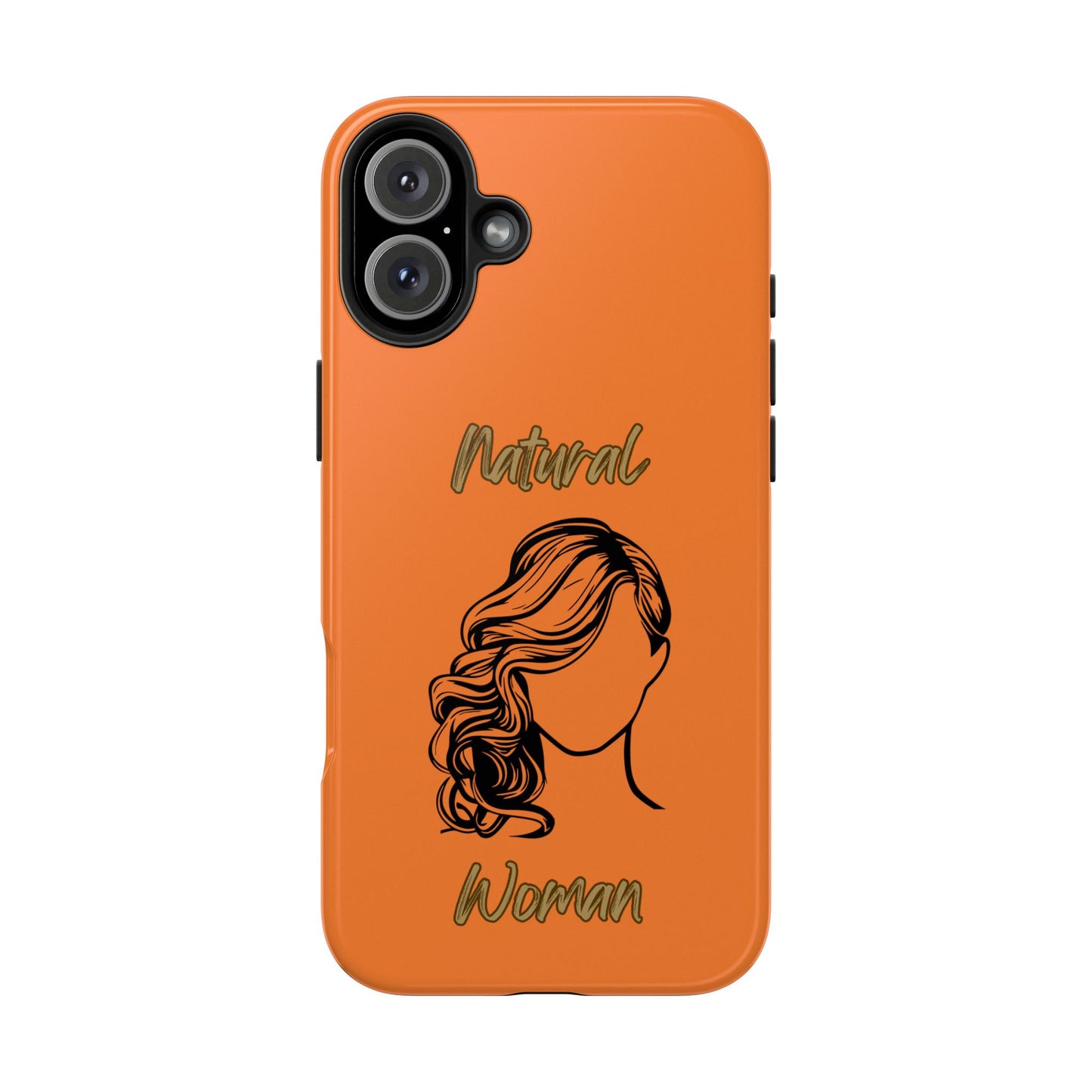 Natural Woman Long Curl (BL)Tough Phone Cases CRUSTA