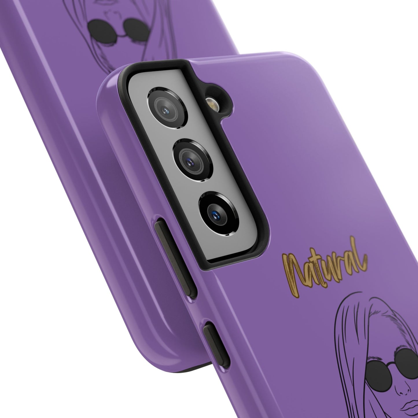 Natural Woman Shades (BL)Tough Phone Cases LIGHT PURPLE