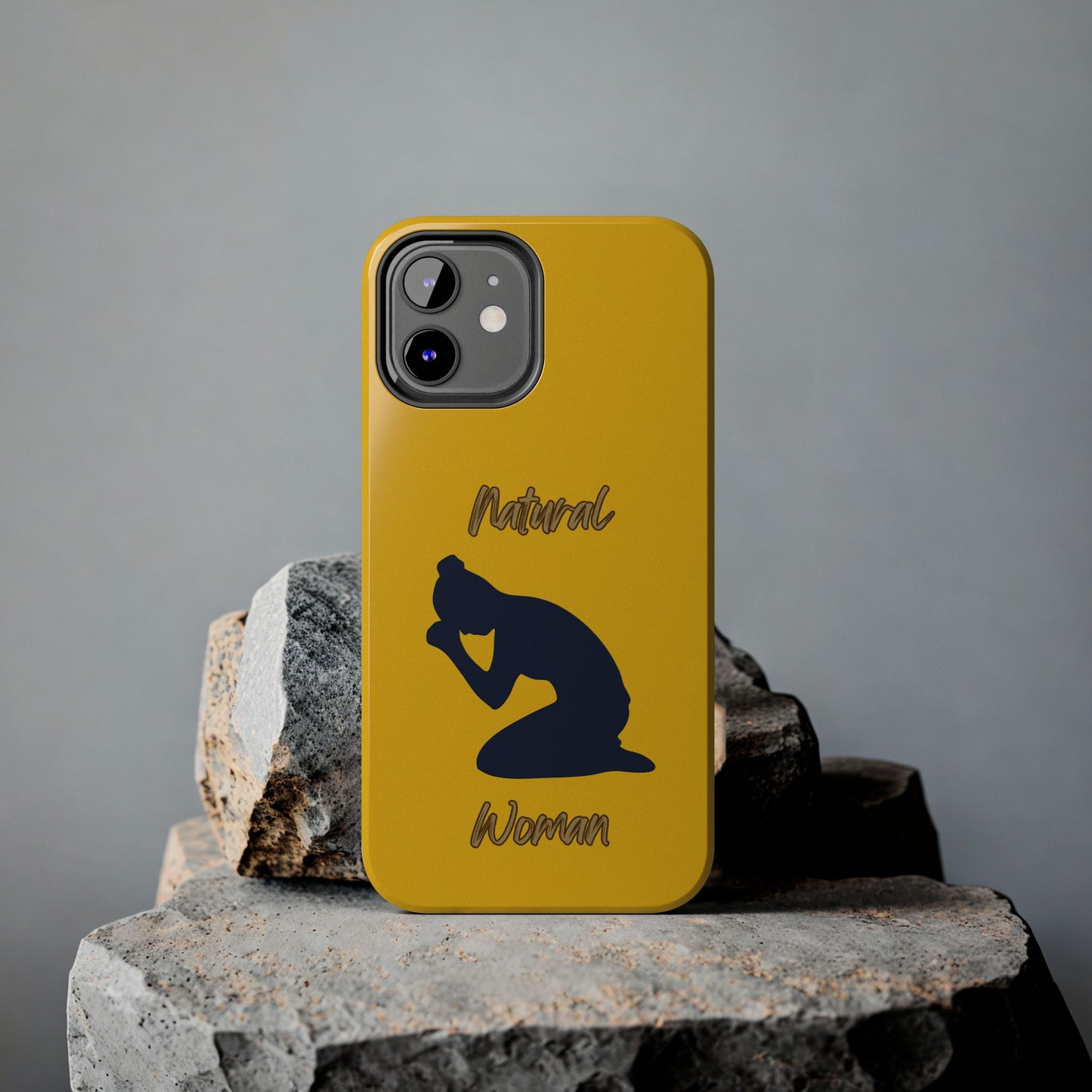Natural Woman Pray (BL) Tough Phone Cases YELLOW