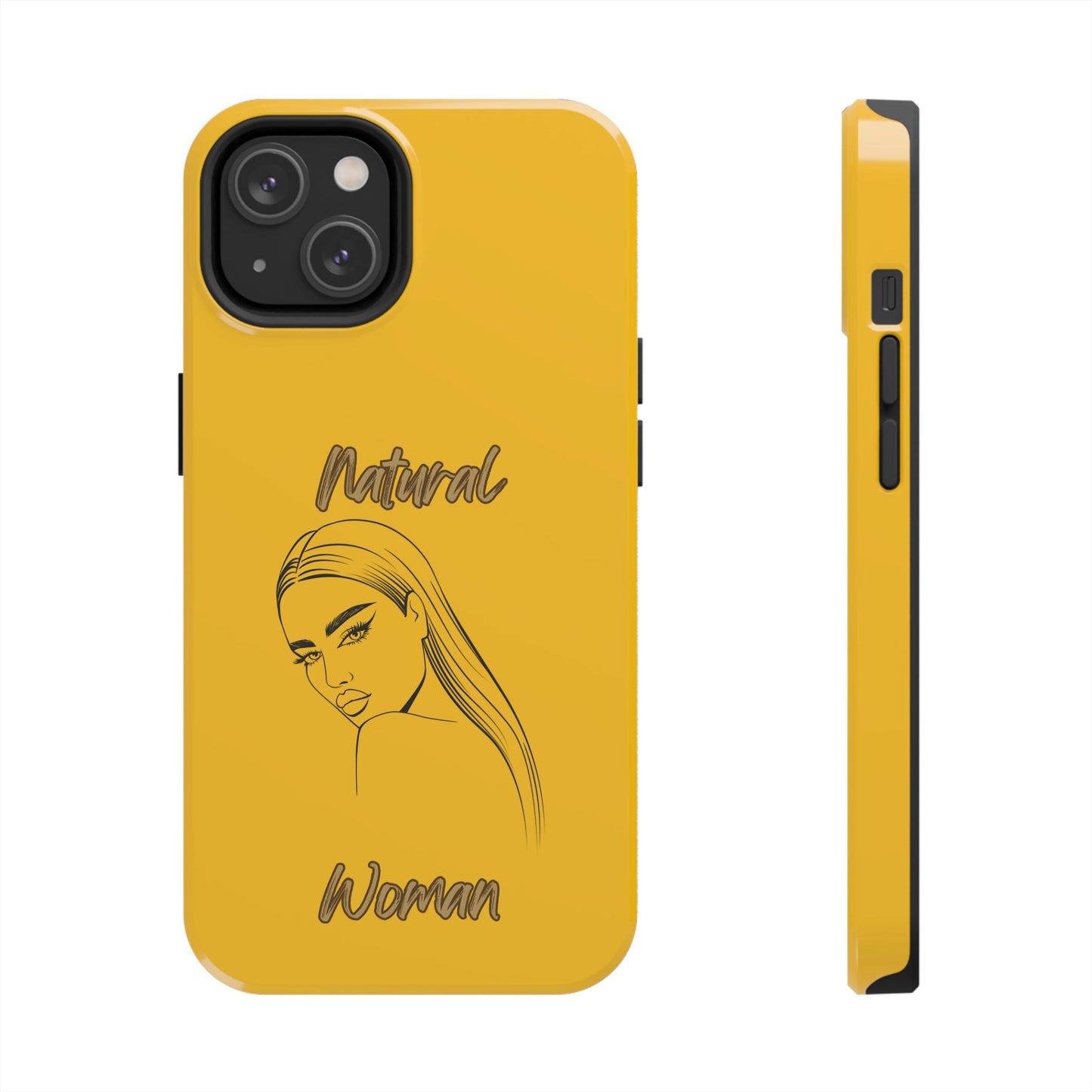 Natural Woman The Stare (BL)Tough Phone Cases YELLOW
