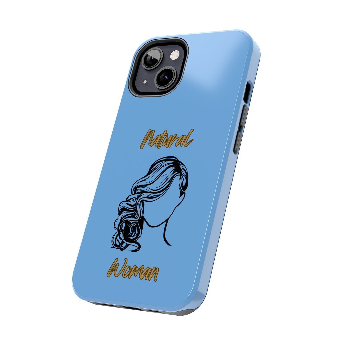 Natural Woman Long Curl (BL)Tough Phone Cases LIGHT BLUE