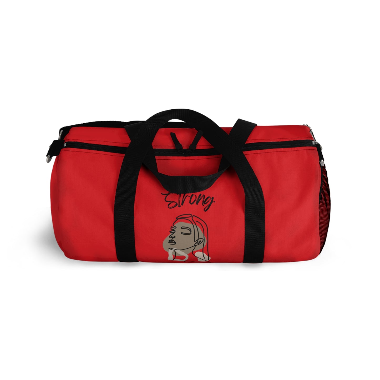 Strong Momma (BL) Duffel Bag RED