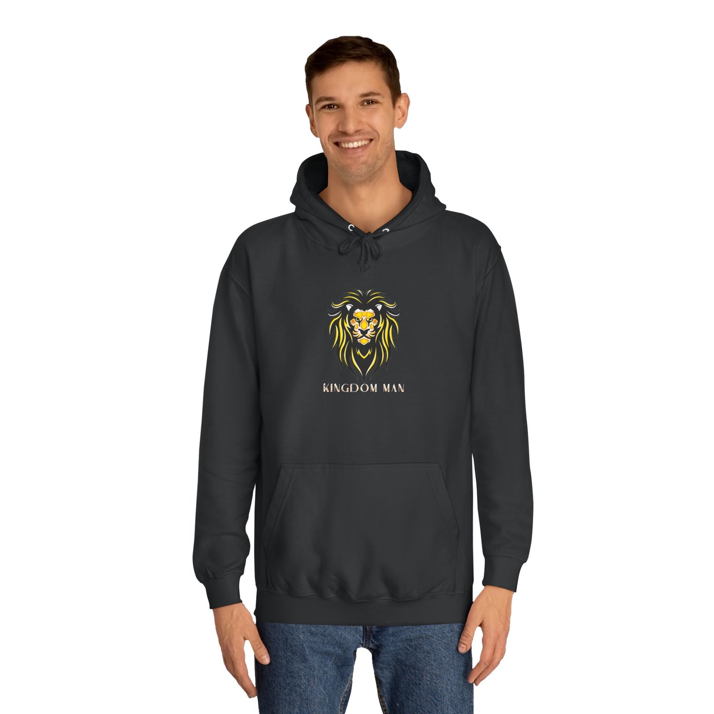 Kingdom Man (White/Gold) Hoodies