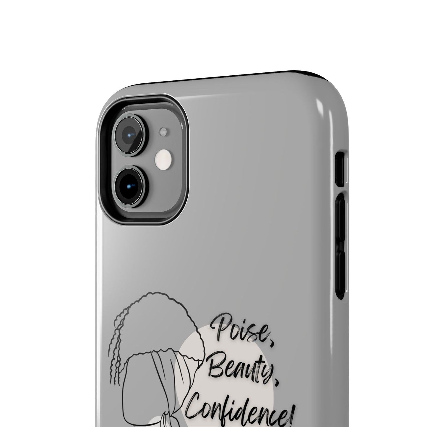 Natural woman Puff (BL)Tough Phone Cases LIGHT GREY