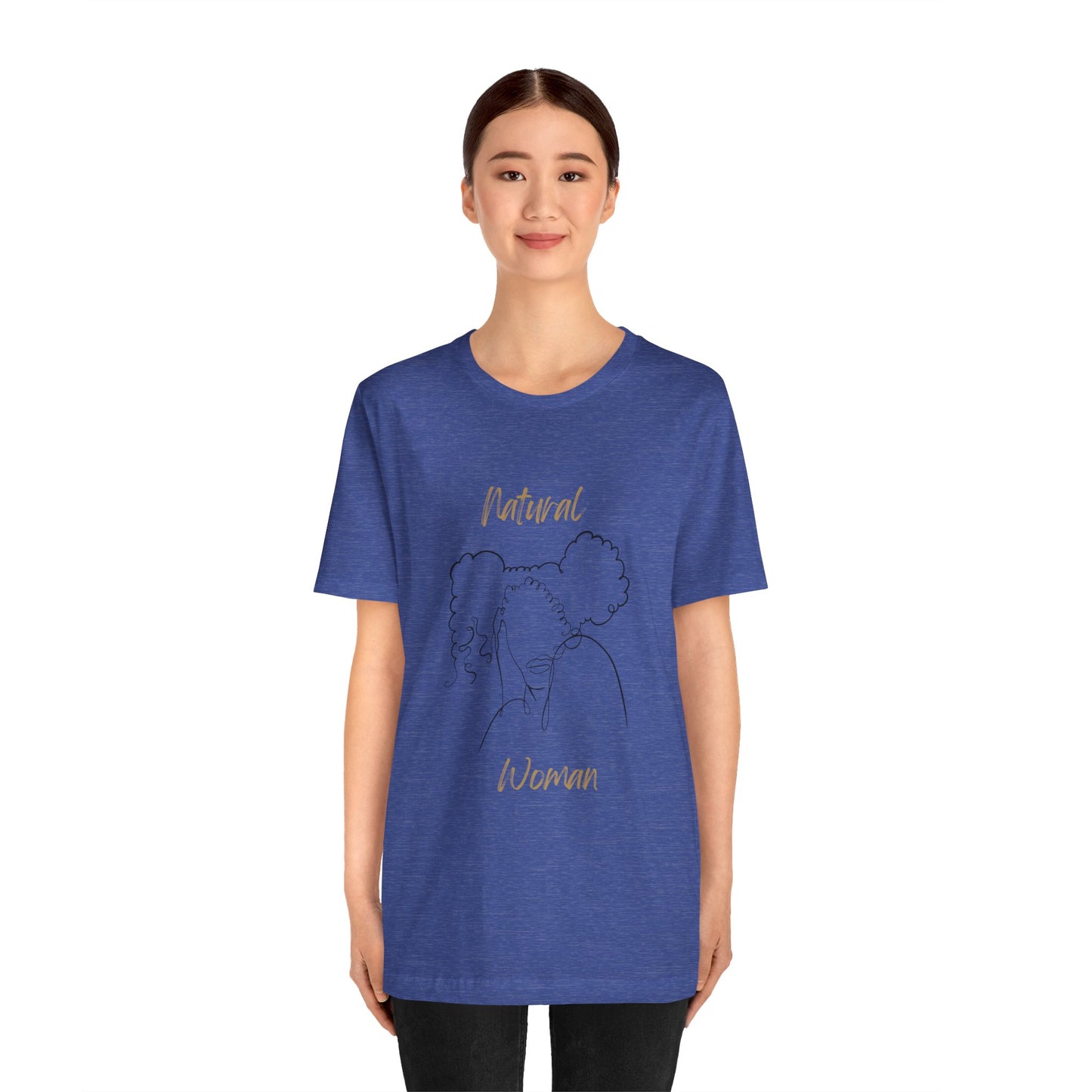 Natural Woman Twin Puffs (BL) Short Sleeve T-Shirt