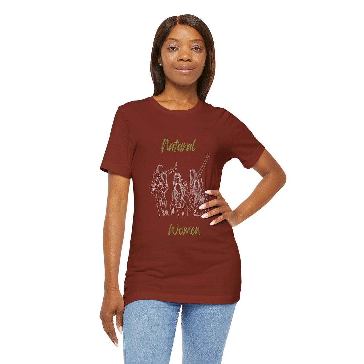 Natural Women Piggy Back (WL) Short Sleeve T-Shirt
