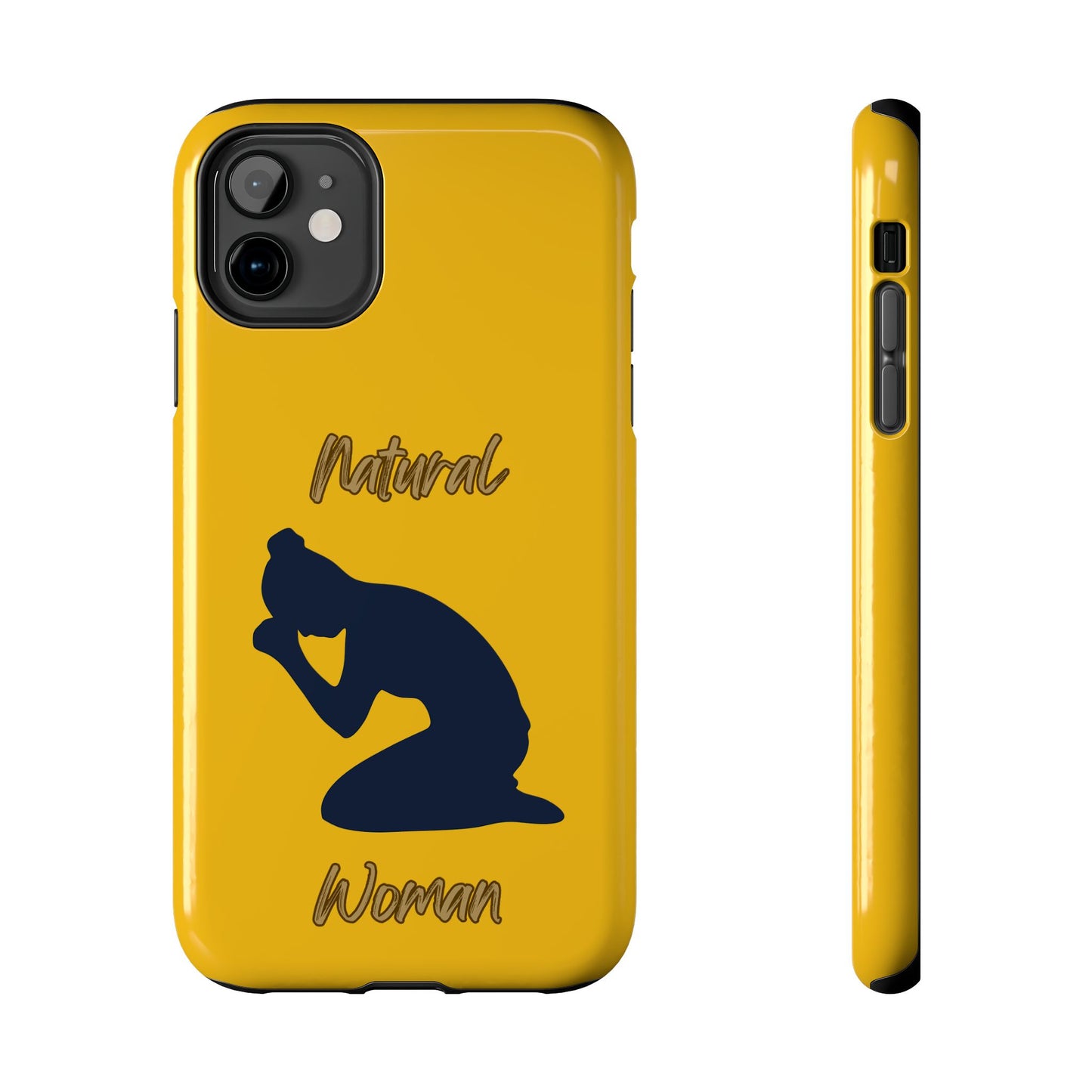 Natural Woman Pray (BL) Tough Phone Cases YELLOW