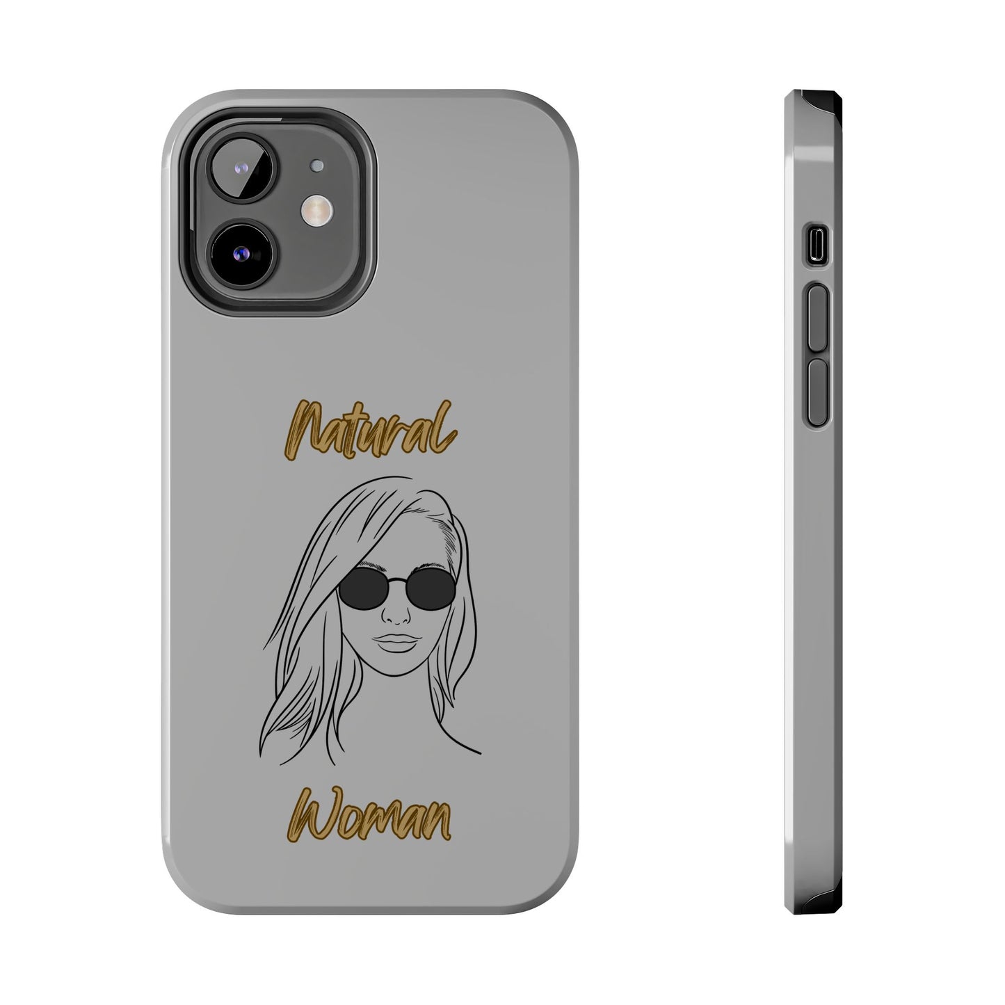 Natural Woman Shades (BL)Tough Phone Cases LIGHT GREY