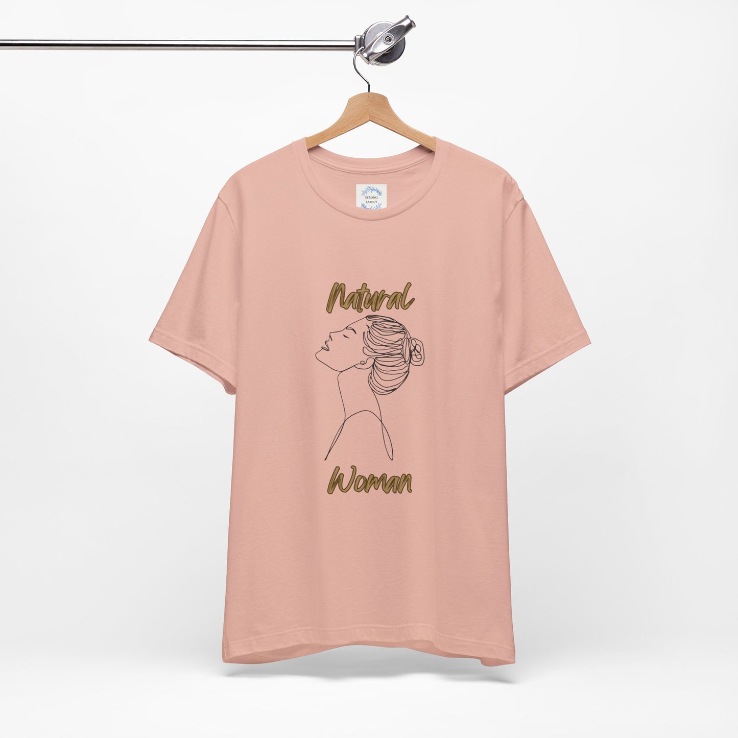 Natural Woman Wet Bun (BL) Short Sleeve T-Shirt