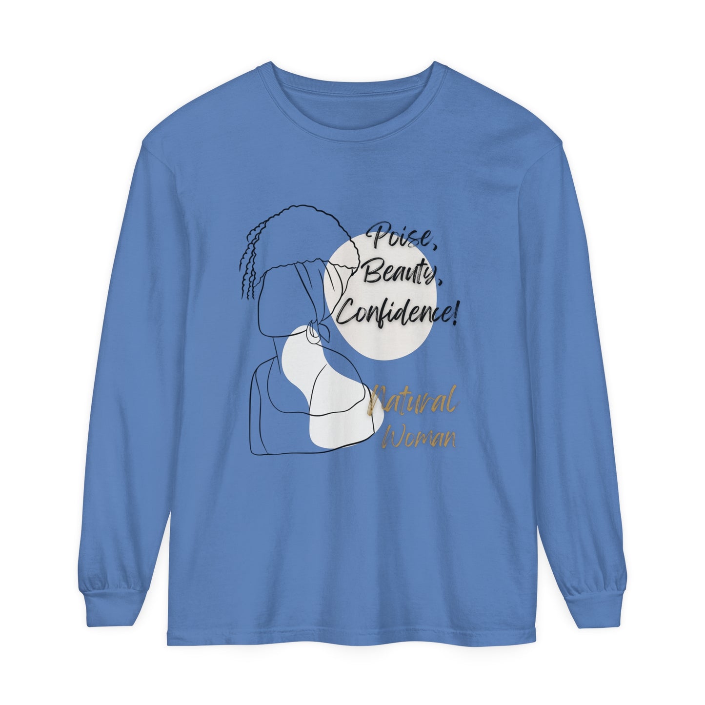 Natural Woman Puff (BL) Long Sleeve T-Shirt