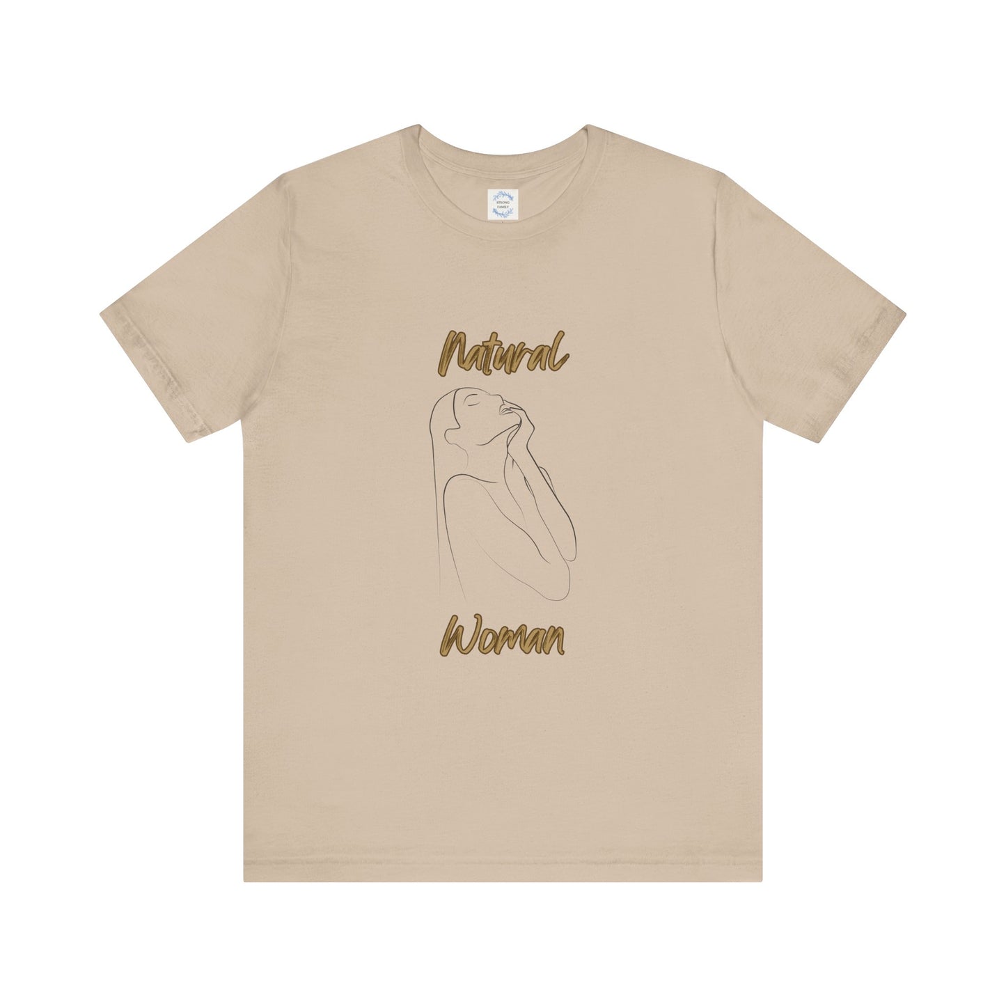 Natural Woman Thank You (BL) Short Sleeve T-Shirt