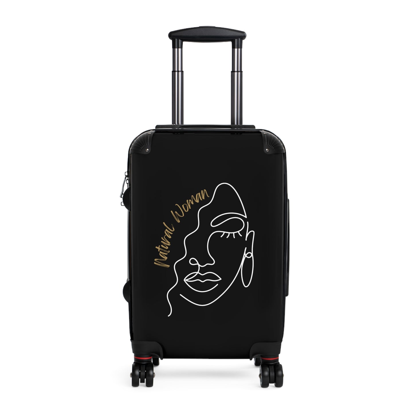 Natural Woman Half Face (WL) Suitcase BLACK