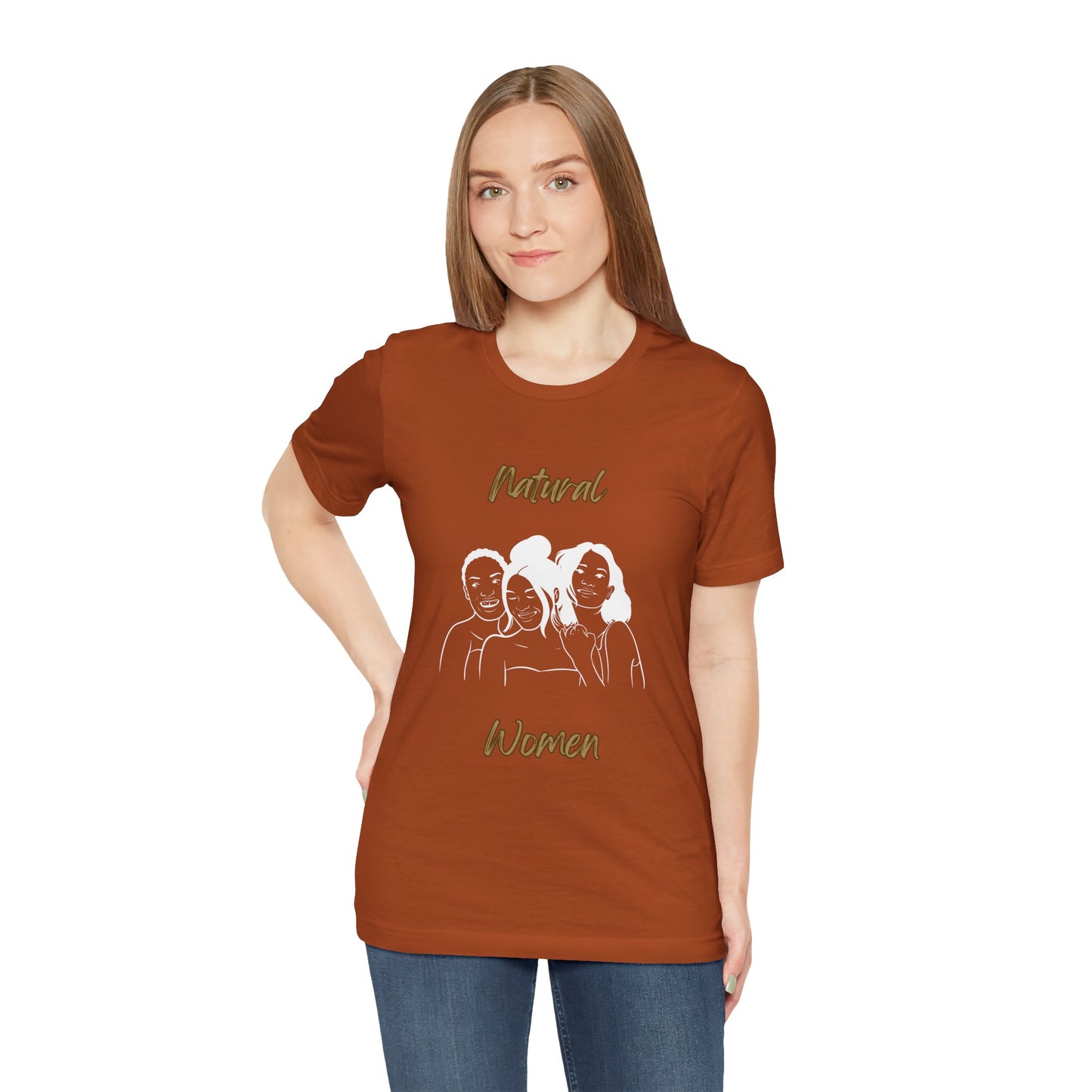 Natural Woman Laughing Friends (WL) Short Sleeve T-Shirt