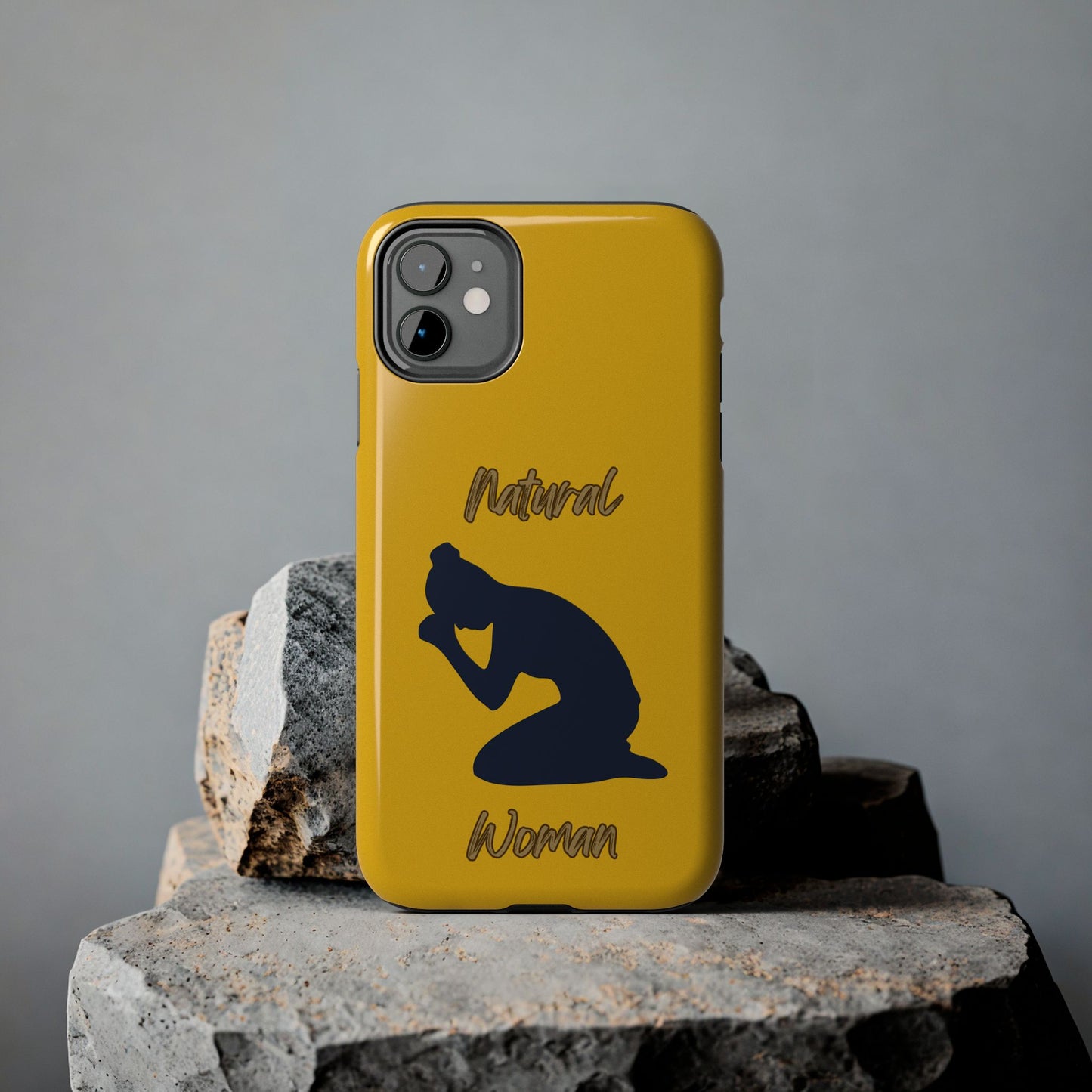 Natural Woman Pray (BL) Tough Phone Cases YELLOW