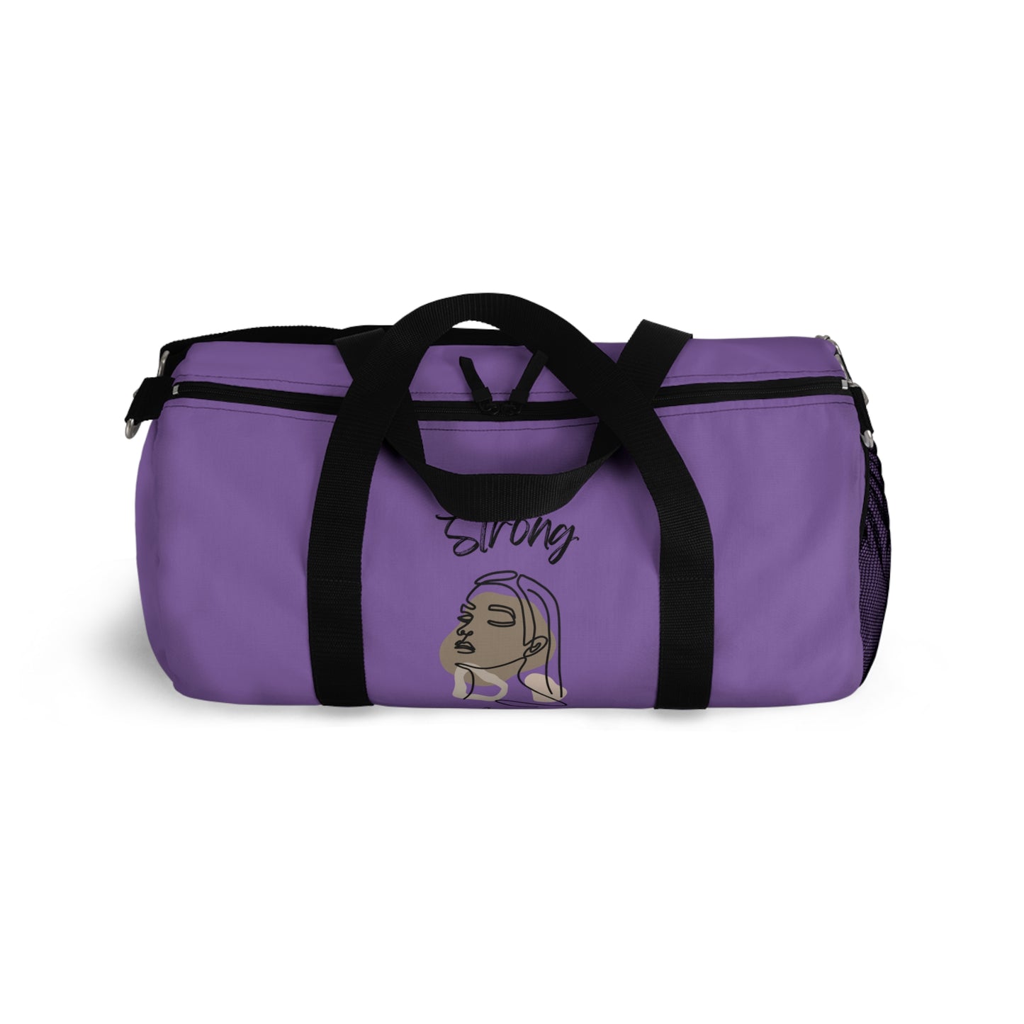 Strong Momma (BL) Duffel Bag LIGHT PURPLE