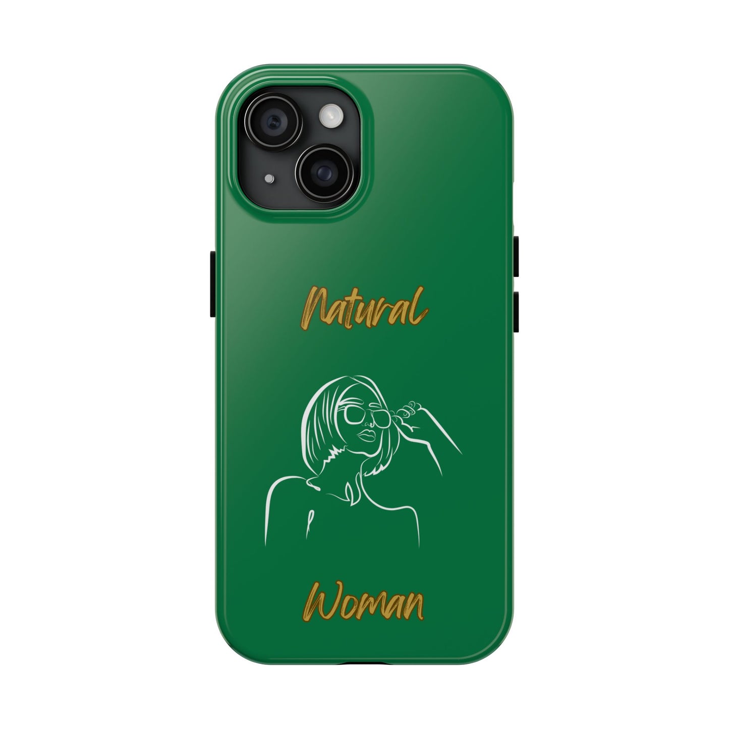 Natural Woman Bright Future (WL)Tough Phone Cases DARK GREEN