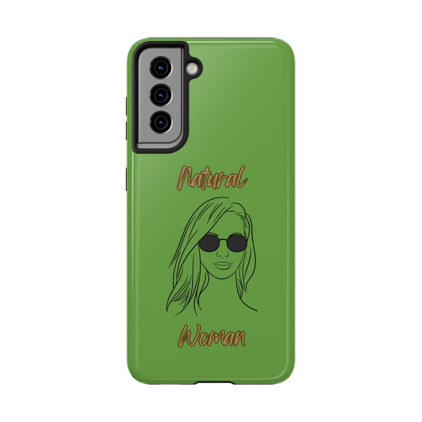 Natural Woman Shades (BL)Tough Phone Cases GREEN
