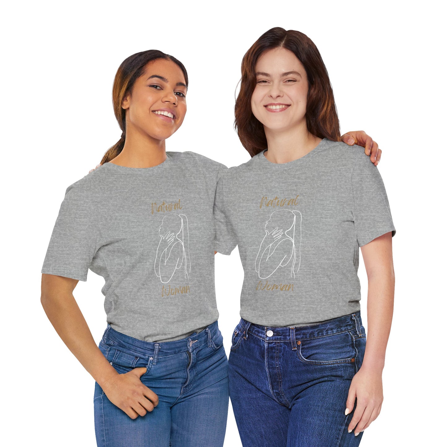 Natural Woman Ponytail (WL) Short Sleeve T-Shirt