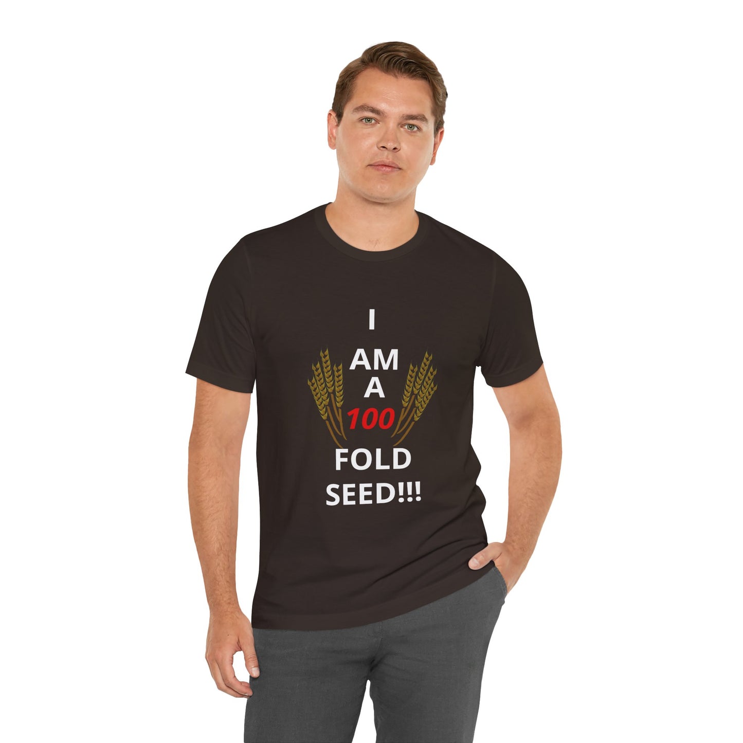 100 Fold Seed (WL)Unisex Jersey Short Sleeve T-Shirt