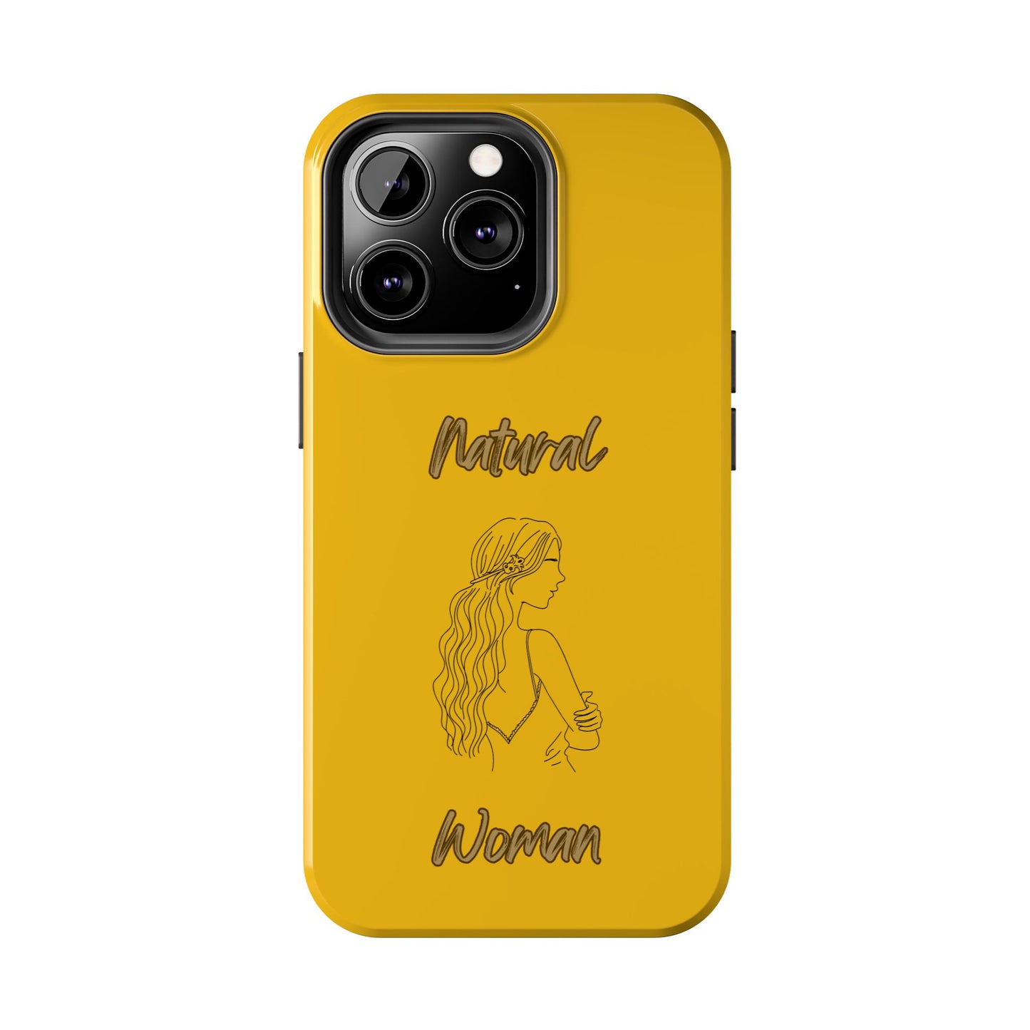 Natural Woman Young Woman (BL)Tough Phone Cases YELLOW