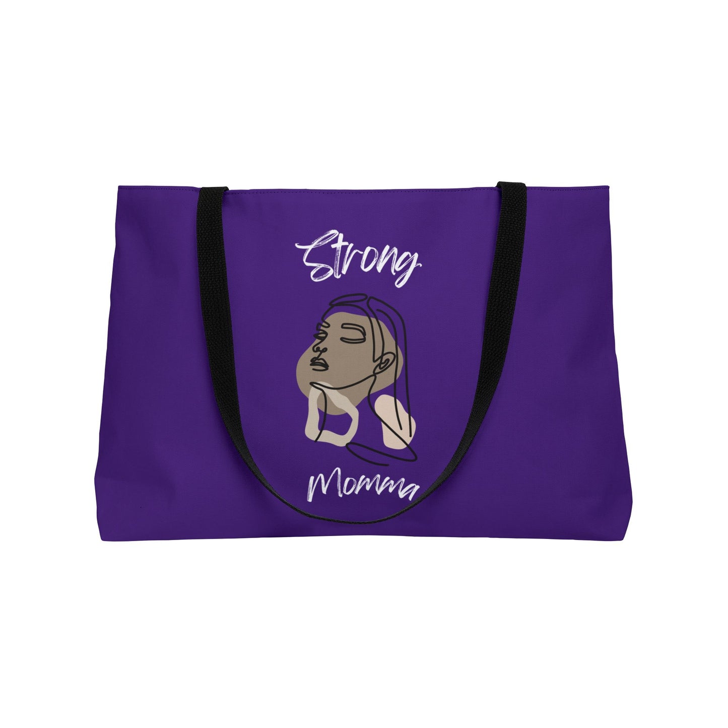 Strong Momma (WL) Weekender Tote Bag LIGHT PURPLE