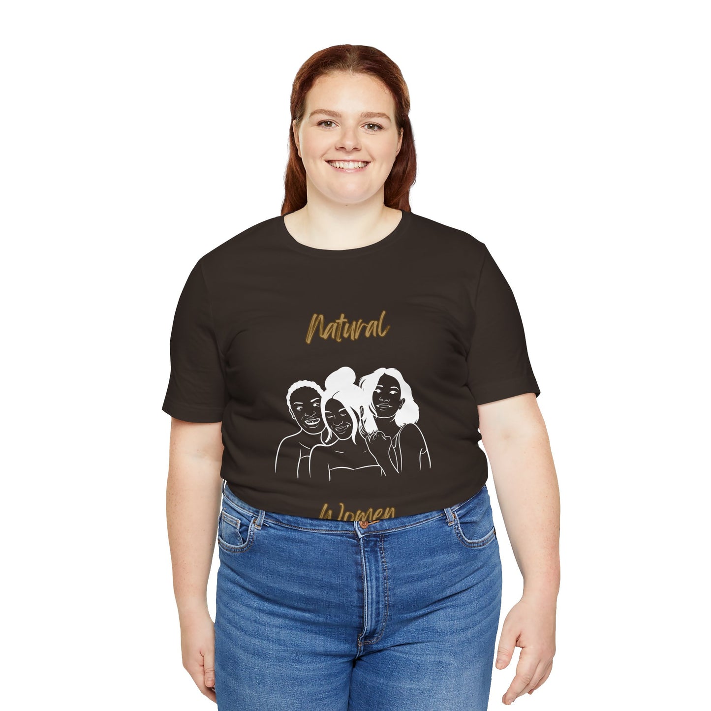 Natural Woman Laughing Friends (WL) Short Sleeve T-Shirt