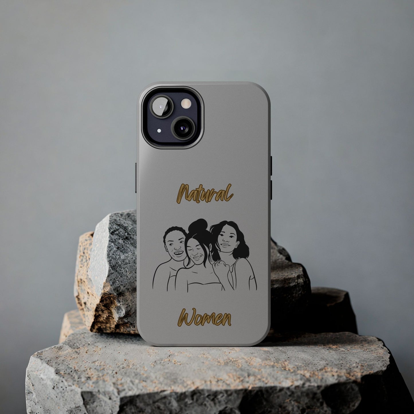 Natural Women Laughing Friends (BL)Tough Phone Cases LIGHT GREY