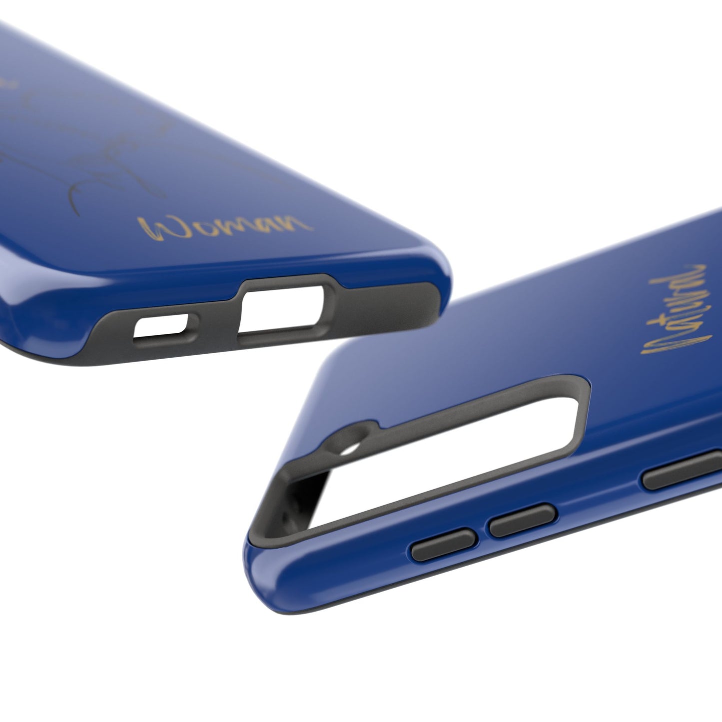 Natural Woman Twin Puffs (BL)Tough Phone Cases DARK BLUE