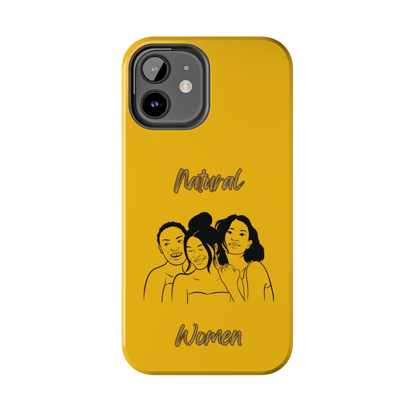 Natural Women Laughing Friends (BL)Tough Phone Cases YELLOW