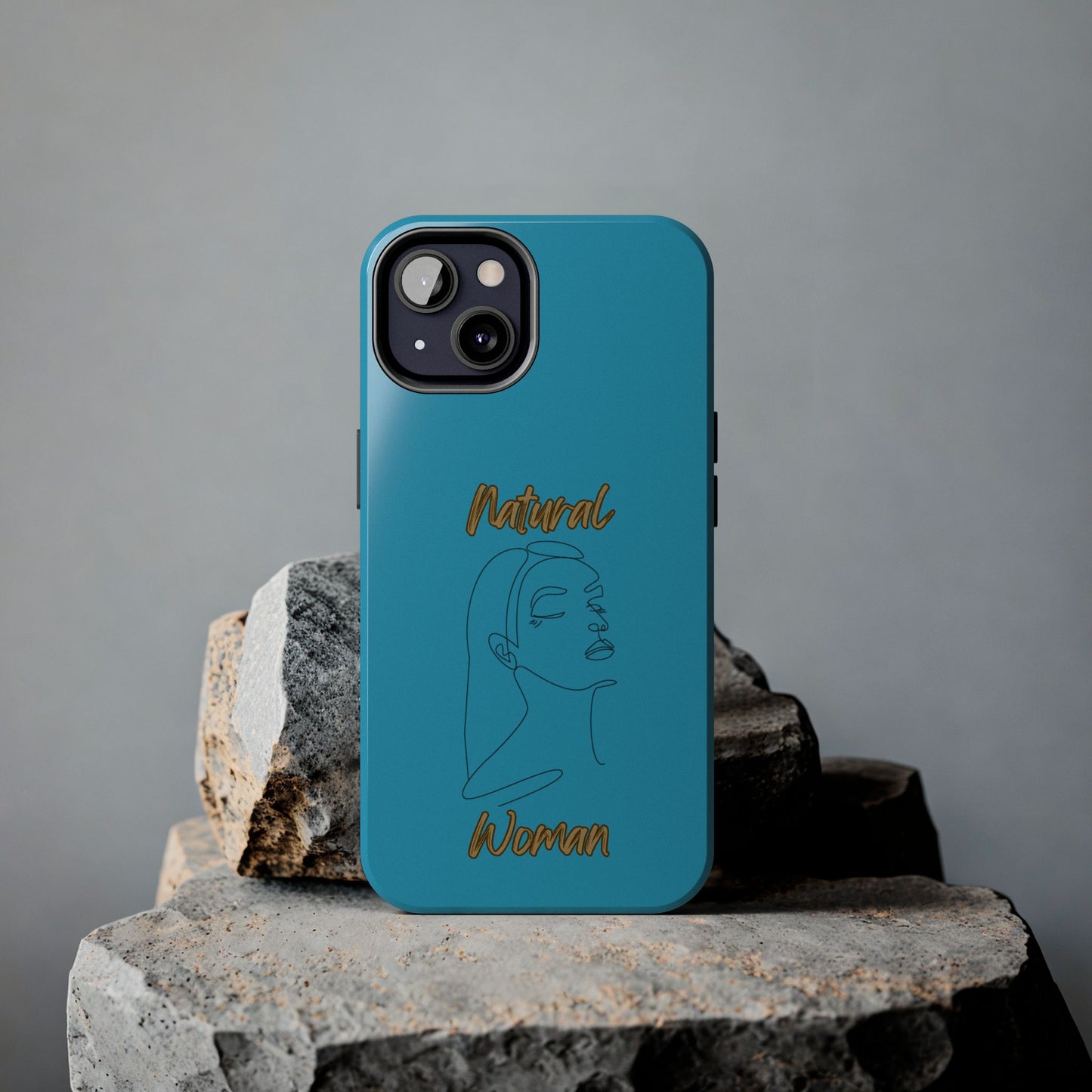 Natural Woman Calm (BL) Tough Phone Cases TURQOISE