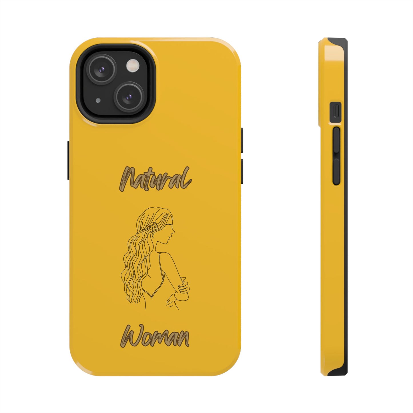 Natural Woman Young Woman (BL)Tough Phone Cases YELLOW