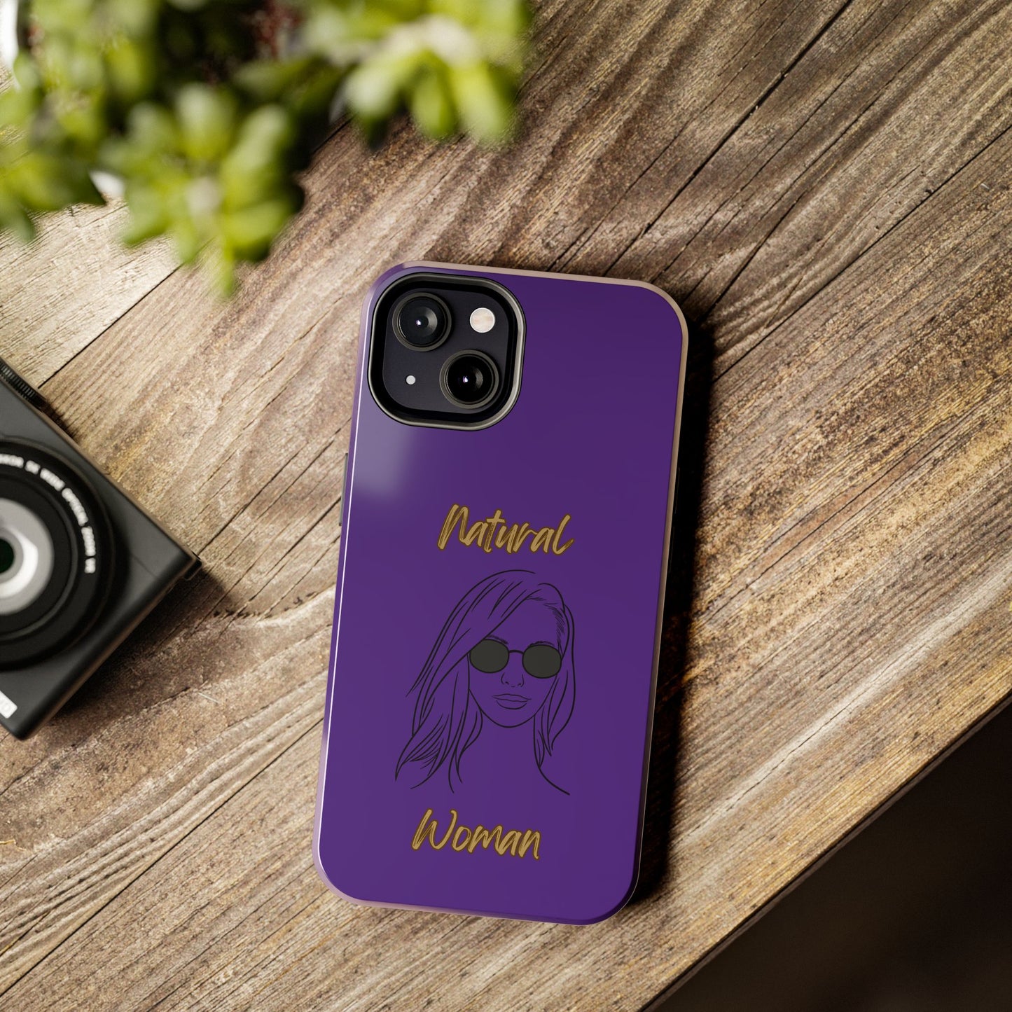 Natural Woman Shades (BL)Tough Phone Cases PURPLE