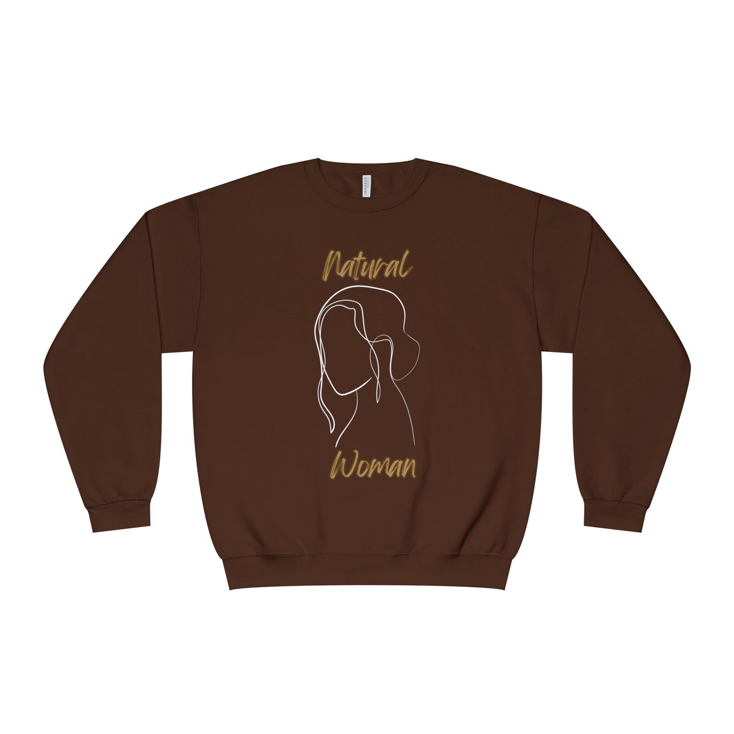 Natural Woman Hanging Hair (WL) Crewneck Sweatshirt