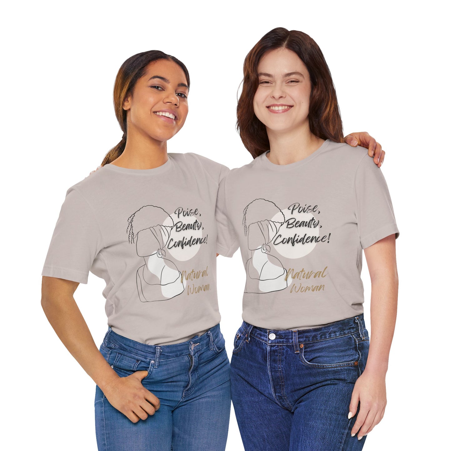 Natural Woman Puff (BL) Short Sleeve T-Shirt