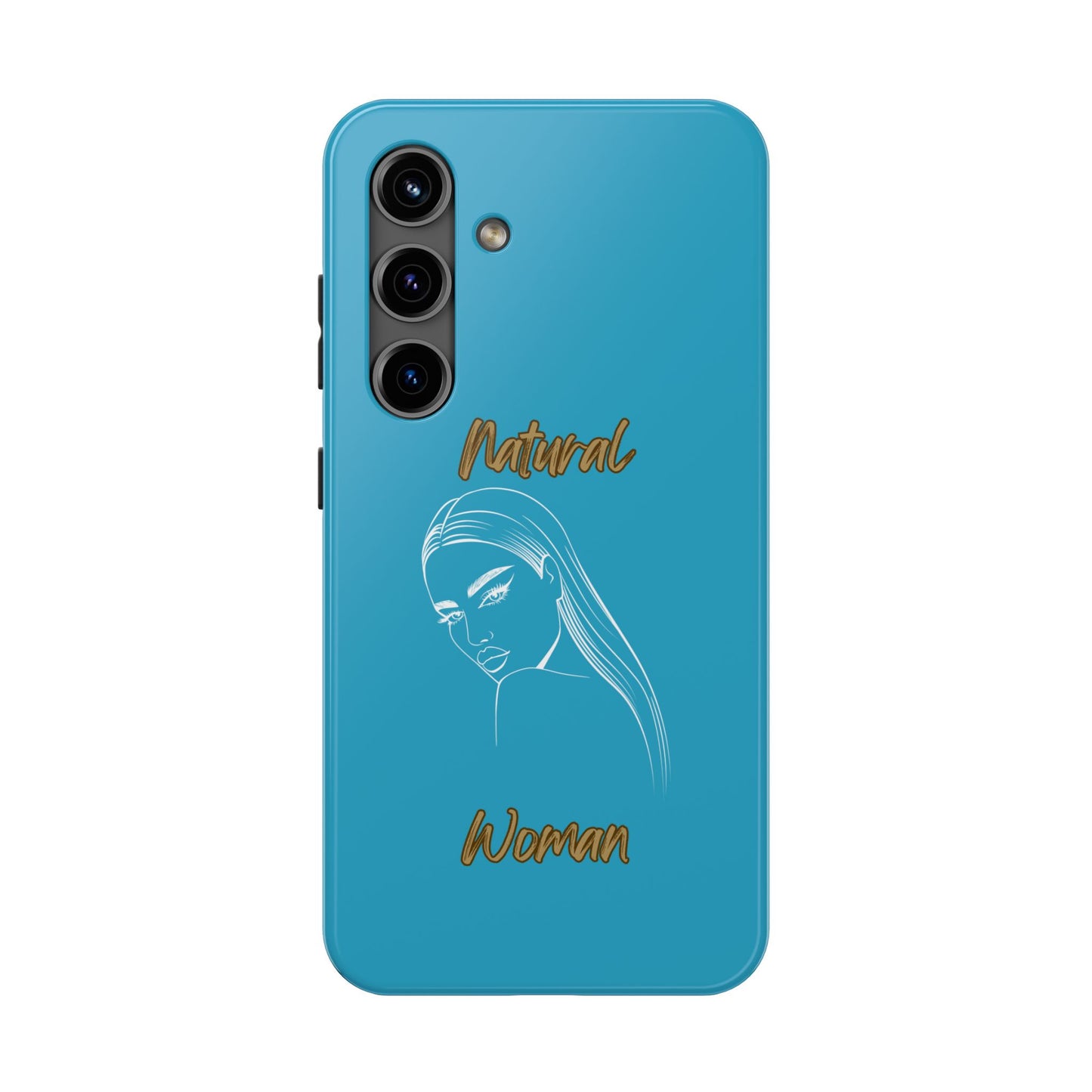 Natural Woman The Stare (WL)Tough Phone Cases TURQUOISE